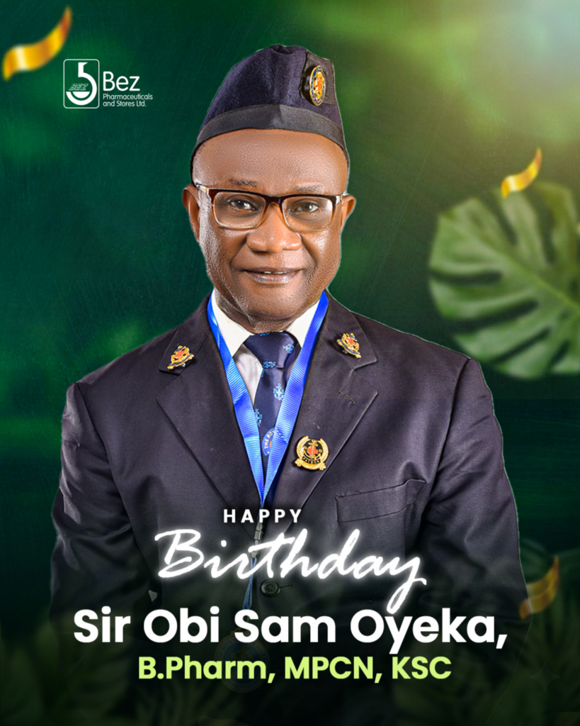 Sir Obi Sam Oyeka, B.Pharm, MPCN, KSC